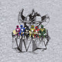 Lunch Atop A Mega-unisex pullover sweatshirt-zascanauta