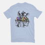 Lunch Atop A Mega-unisex basic tee-zascanauta