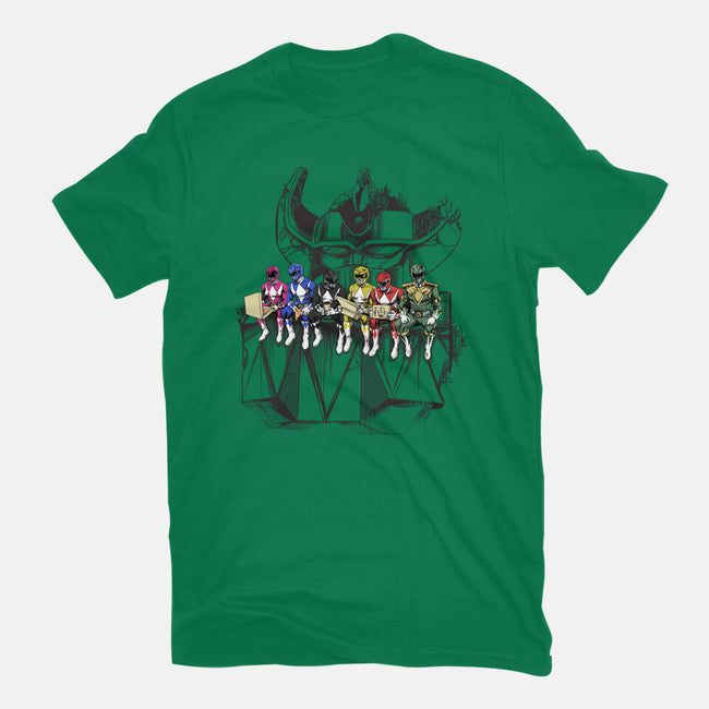 Lunch Atop A Mega-unisex basic tee-zascanauta