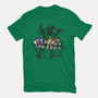Lunch Atop A Mega-unisex basic tee-zascanauta