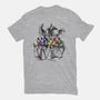 Lunch Atop A Mega-unisex basic tee-zascanauta