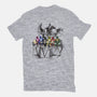 Lunch Atop A Mega-mens basic tee-zascanauta