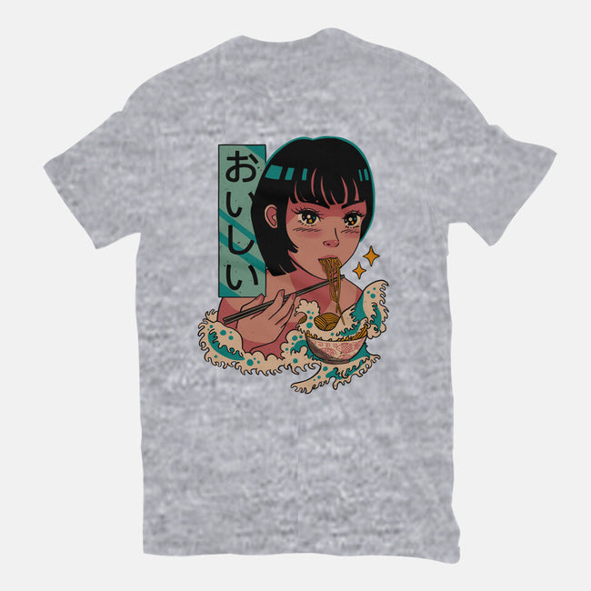 Tasty Waves Of Ramen-youth basic tee-pescapin