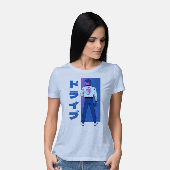 Japanese Driver-womens basic tee-Hafaell