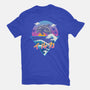 Dolphin Wave-mens heavyweight tee-vp021
