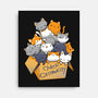 Over Catpawcity-none stretched canvas-tobefonseca