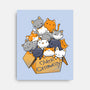Over Catpawcity-none stretched canvas-tobefonseca