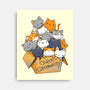 Over Catpawcity-none stretched canvas-tobefonseca