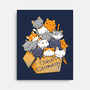 Over Catpawcity-none stretched canvas-tobefonseca