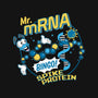 Mr. MRNA-none removable cover w insert throw pillow-DeepFriedArt
