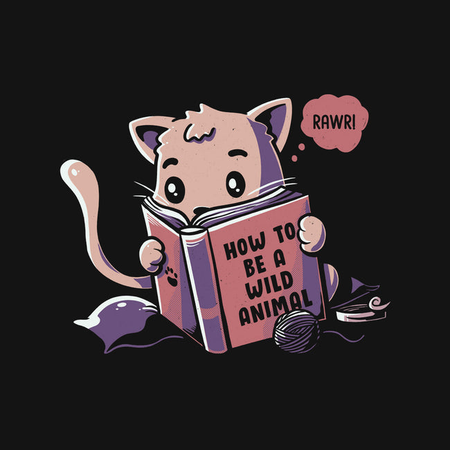 How To Be A Wild Animal-none removable cover w insert throw pillow-tobefonseca