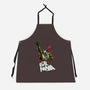 The Evil Ninja-unisex kitchen apron-zascanauta