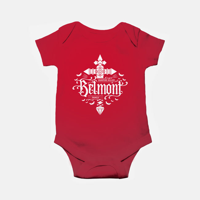Vampire Killer Family-baby basic onesie-Logozaste
