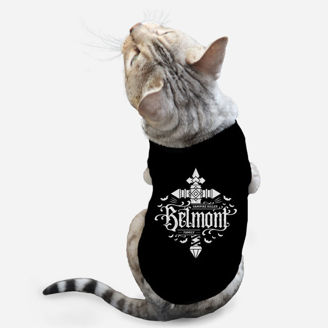 Vampire Killer Family-cat basic pet tank-Logozaste