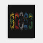 Shadow Fighters-none stretched canvas-Skullpy