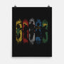 Shadow Fighters-none matte poster-Skullpy