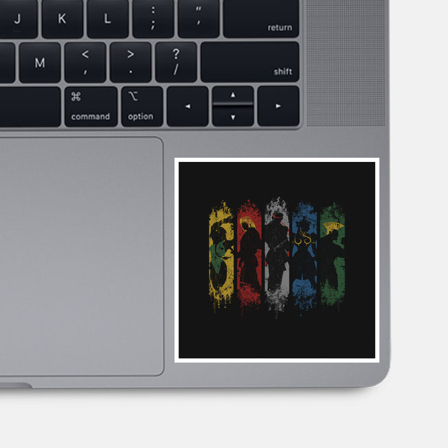 Shadow Fighters-none glossy sticker-Skullpy