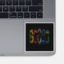 Shadow Fighters-none glossy sticker-Skullpy