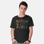 Shadow Fighters-mens basic tee-Skullpy