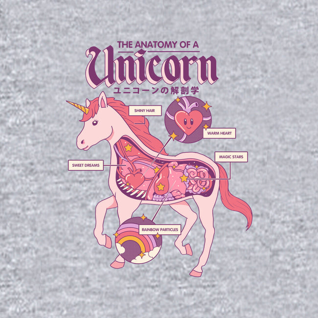 The Anatomy Of A Unicorn-baby basic onesie-Thiago Correa
