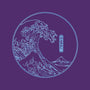 Neon Wave-none removable cover w insert throw pillow-fanfreak1