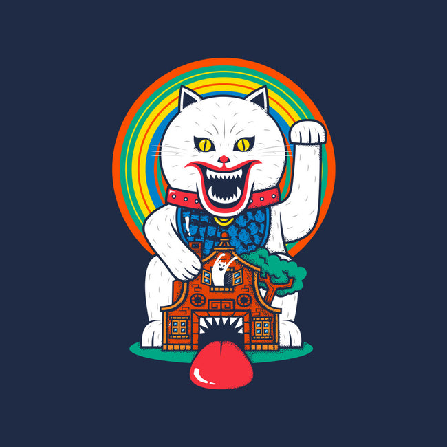 Haunted Cat House-unisex zip-up sweatshirt-krisren28