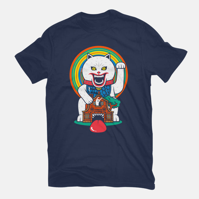 Haunted Cat House-youth basic tee-krisren28