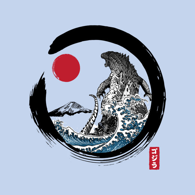 Enso Kaiju-none polyester shower curtain-DrMonekers