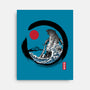 Enso Kaiju-none stretched canvas-DrMonekers
