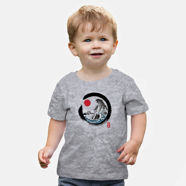 Enso Kaiju-baby basic tee-DrMonekers