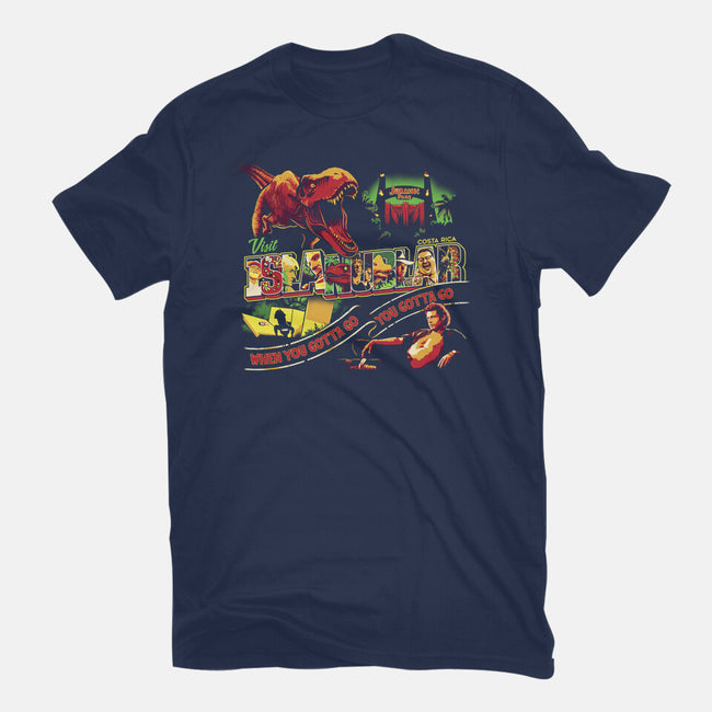 Visit Isla Nublar-youth basic tee-goodidearyan