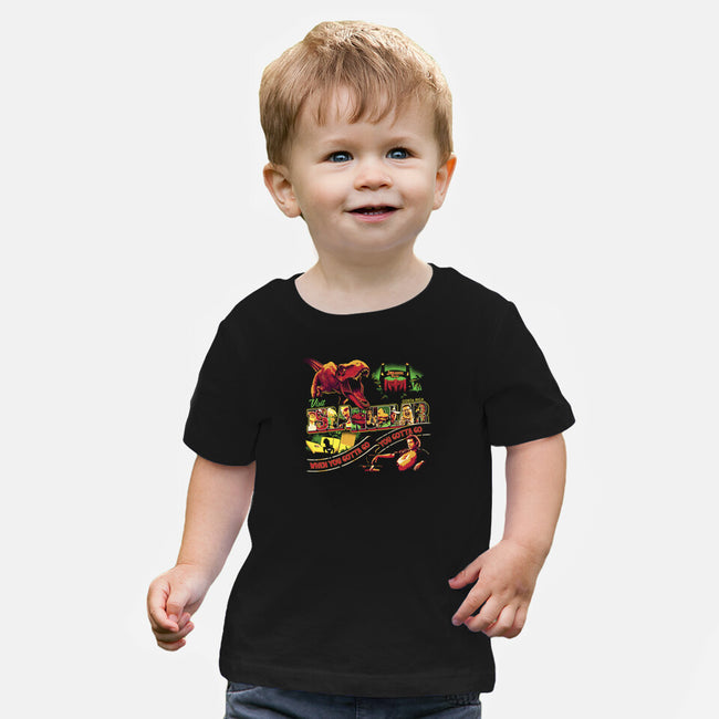 Visit Isla Nublar-baby basic tee-goodidearyan