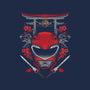 Red Power-none removable cover w insert throw pillow-RamenBoy