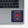 Red Power-none glossy sticker-RamenBoy