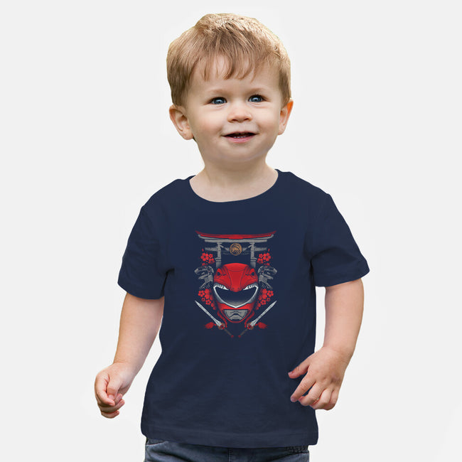 Red Power-baby basic tee-RamenBoy