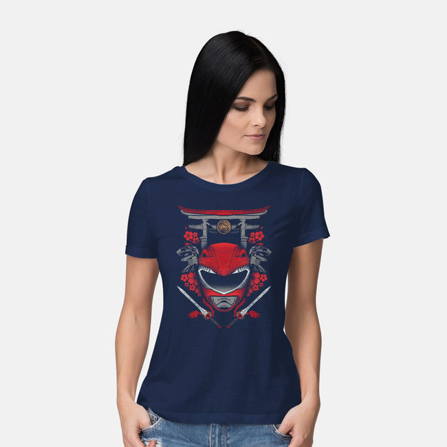 Red Power-womens basic tee-RamenBoy