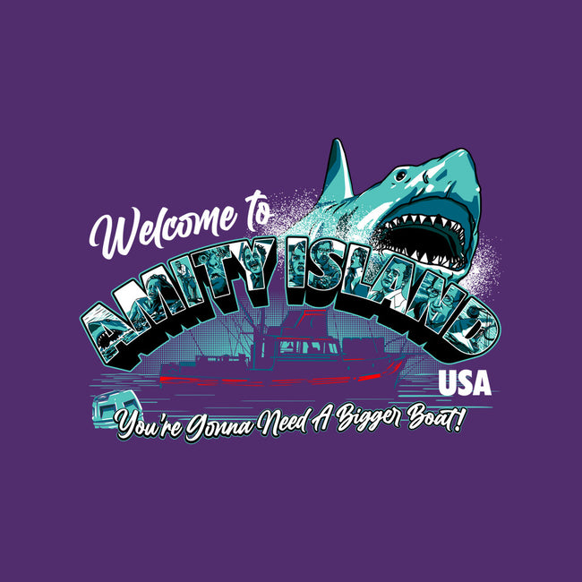 Welcome To Amity Island-none fleece blanket-goodidearyan