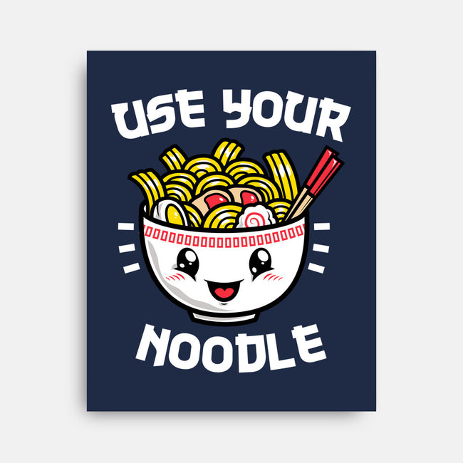 Use Your Noodle-none stretched canvas-krisren28
