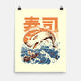 Moby Sushi-none matte poster-ilustrata