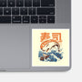 Moby Sushi-none glossy sticker-ilustrata