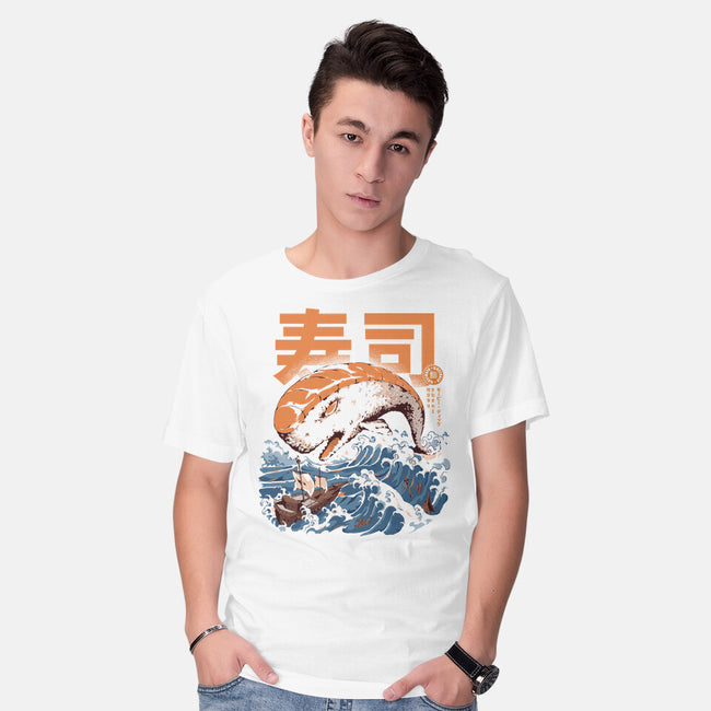Moby Sushi-mens basic tee-ilustrata