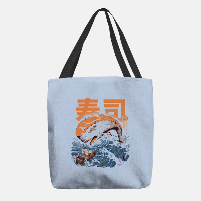 Moby Sushi-none basic tote-ilustrata