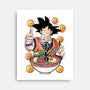 Saiyan Ramen-none stretched canvas-DrMonekers