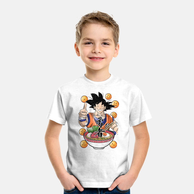 Saiyan Ramen-youth basic tee-DrMonekers