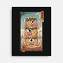 Yokai Takoyaki In Edo-none stretched canvas-vp021