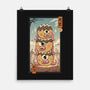 Yokai Takoyaki In Edo-none matte poster-vp021