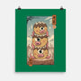 Yokai Takoyaki In Edo-none matte poster-vp021