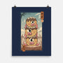 Yokai Takoyaki In Edo-none matte poster-vp021