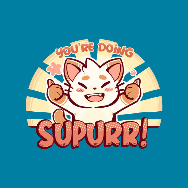 You're Doing SuPURR-none stretched canvas-TechraNova