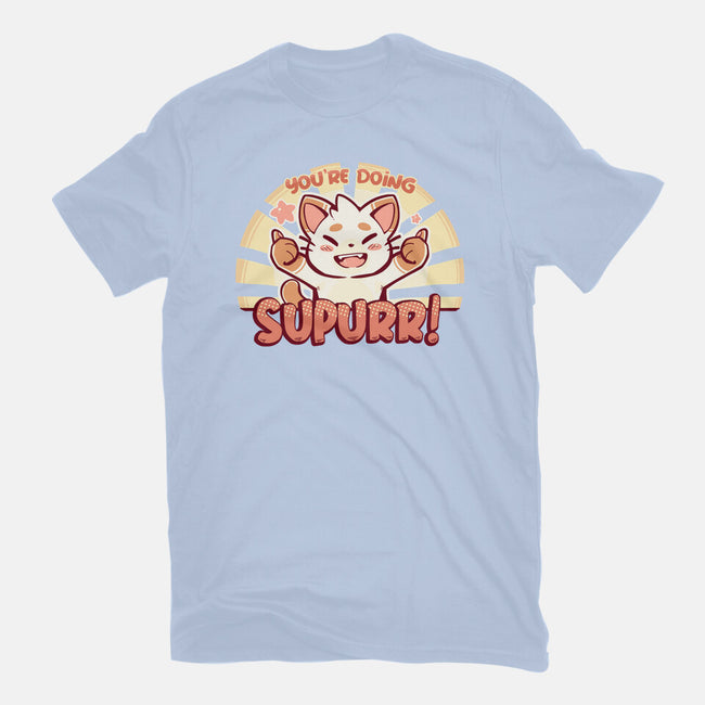 You're Doing SuPURR-womens fitted tee-TechraNova